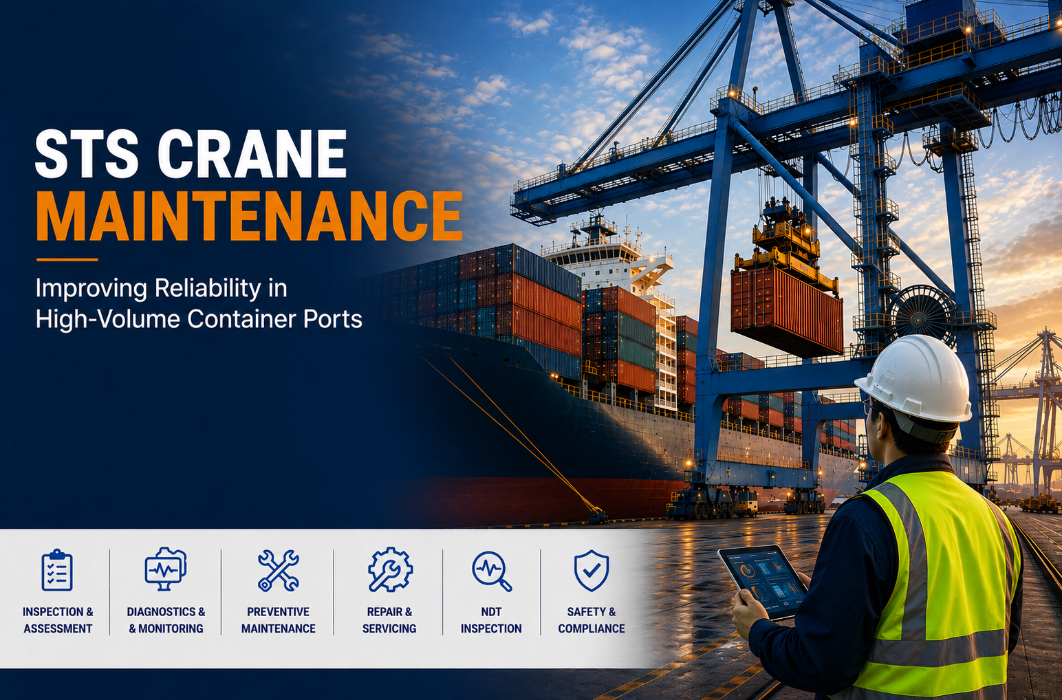 STS Crane Maintenance: Improving Reliability in High-Volume Container Ports