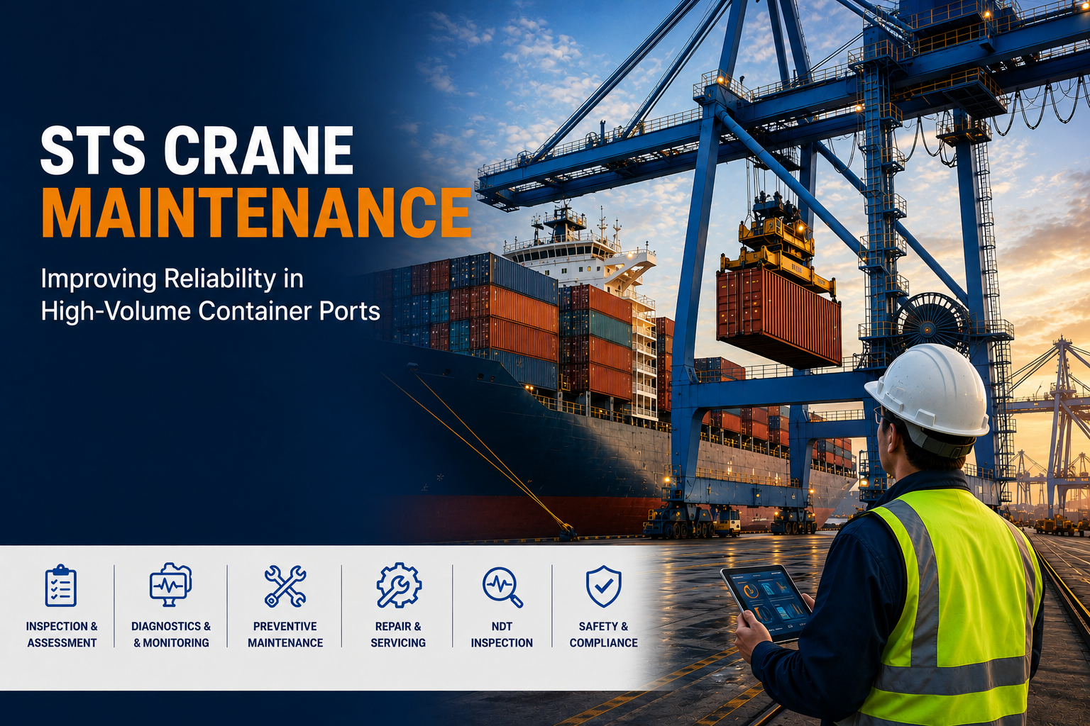 STS Crane Maintenance: Improving Reliability in High-Volume Container Ports