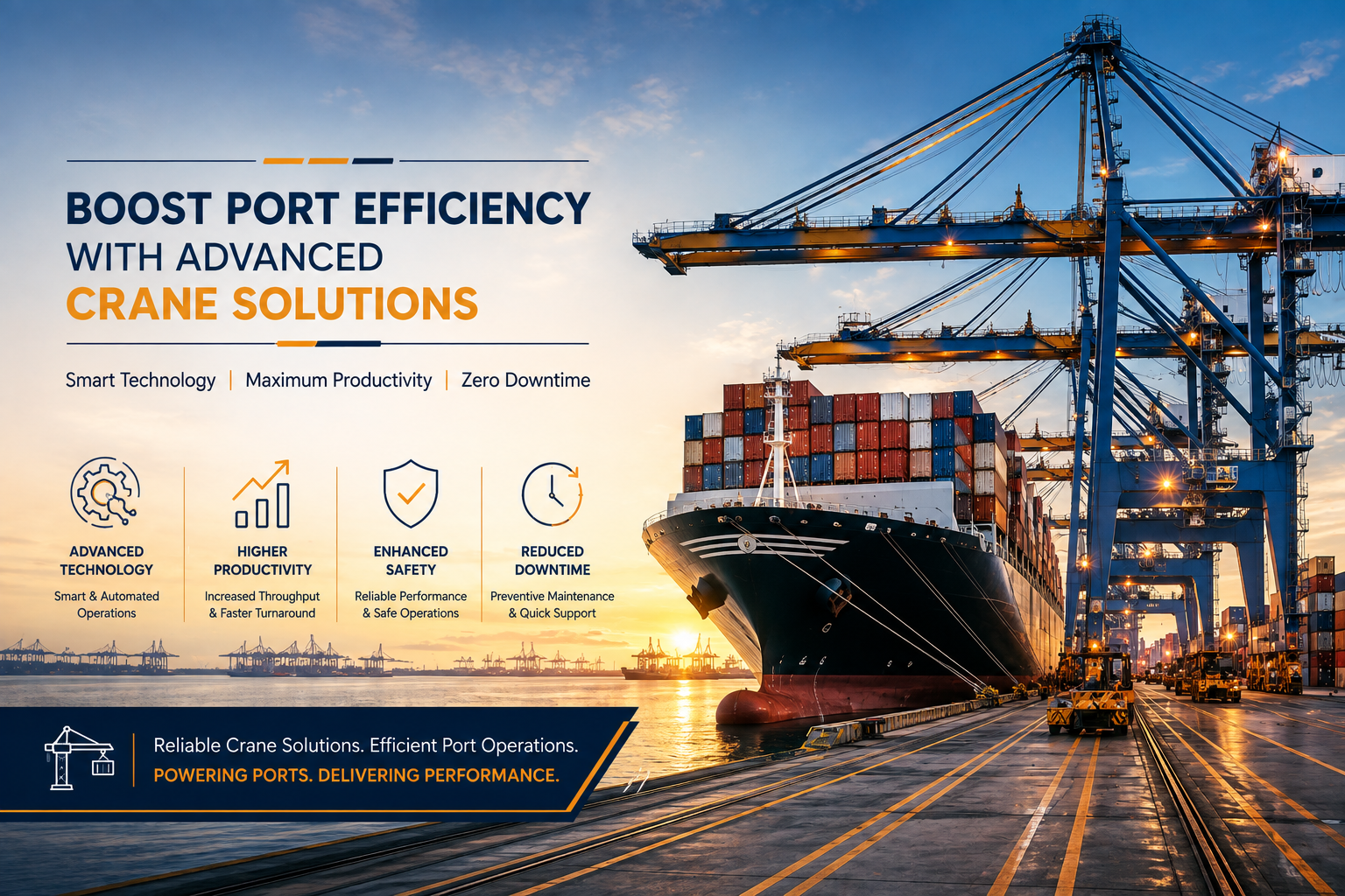 Boost Port Efficiency with Advanced Crane Solutions