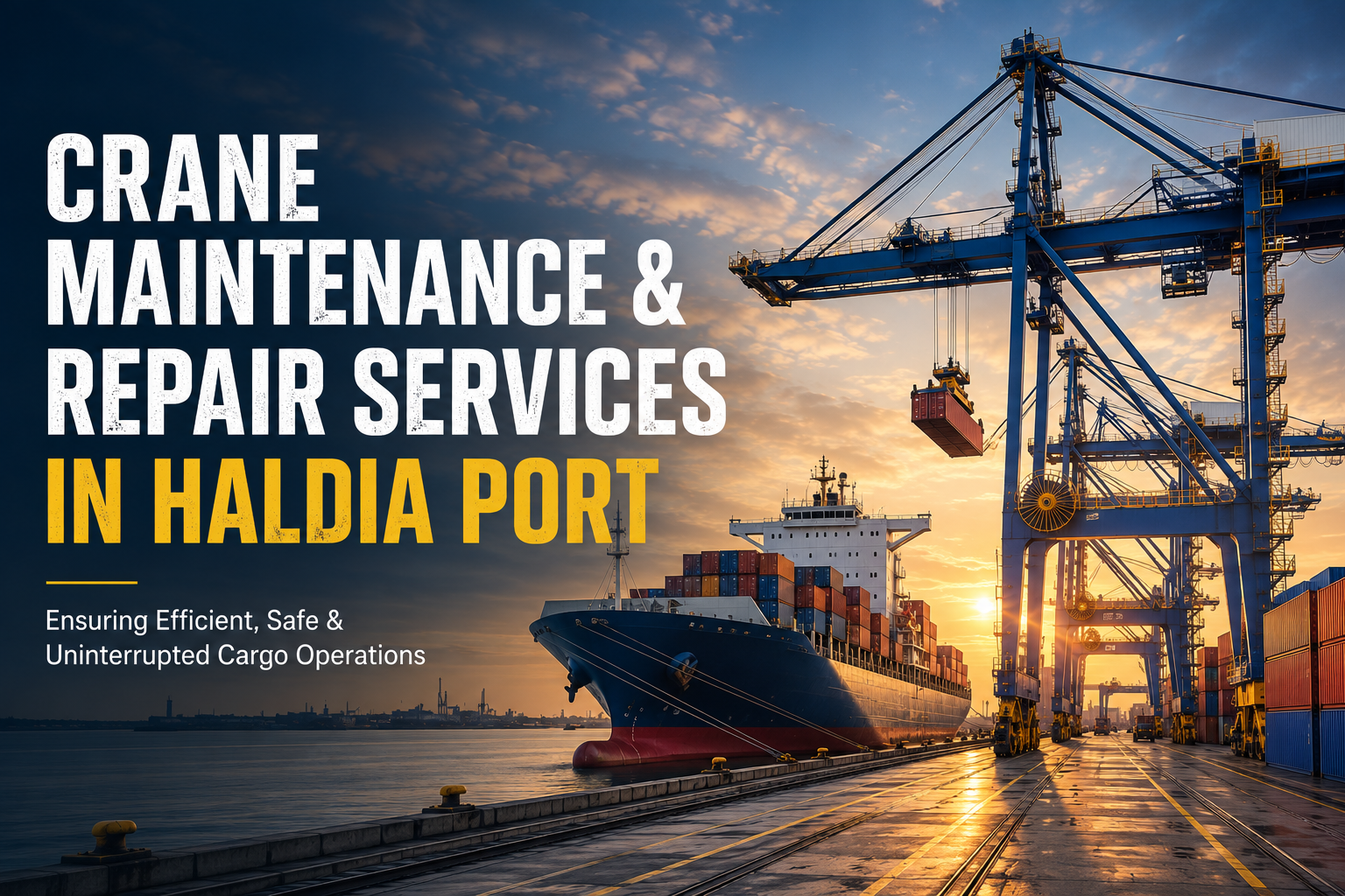 Crane Maintenance & Repair Services in Haldia Port