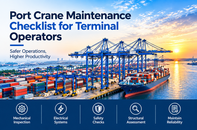 Port Crane Maintenance Checklist for Terminal Operators