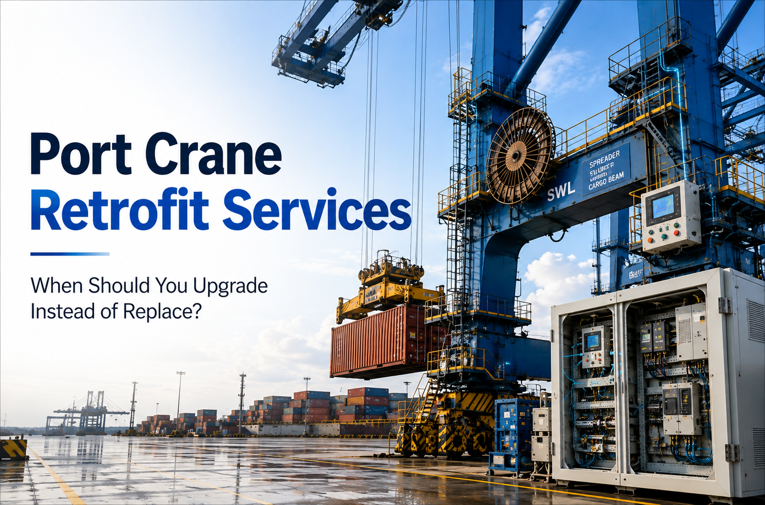 Port Crane Retrofit Services: When Should You Upgrade Instead of Replace?