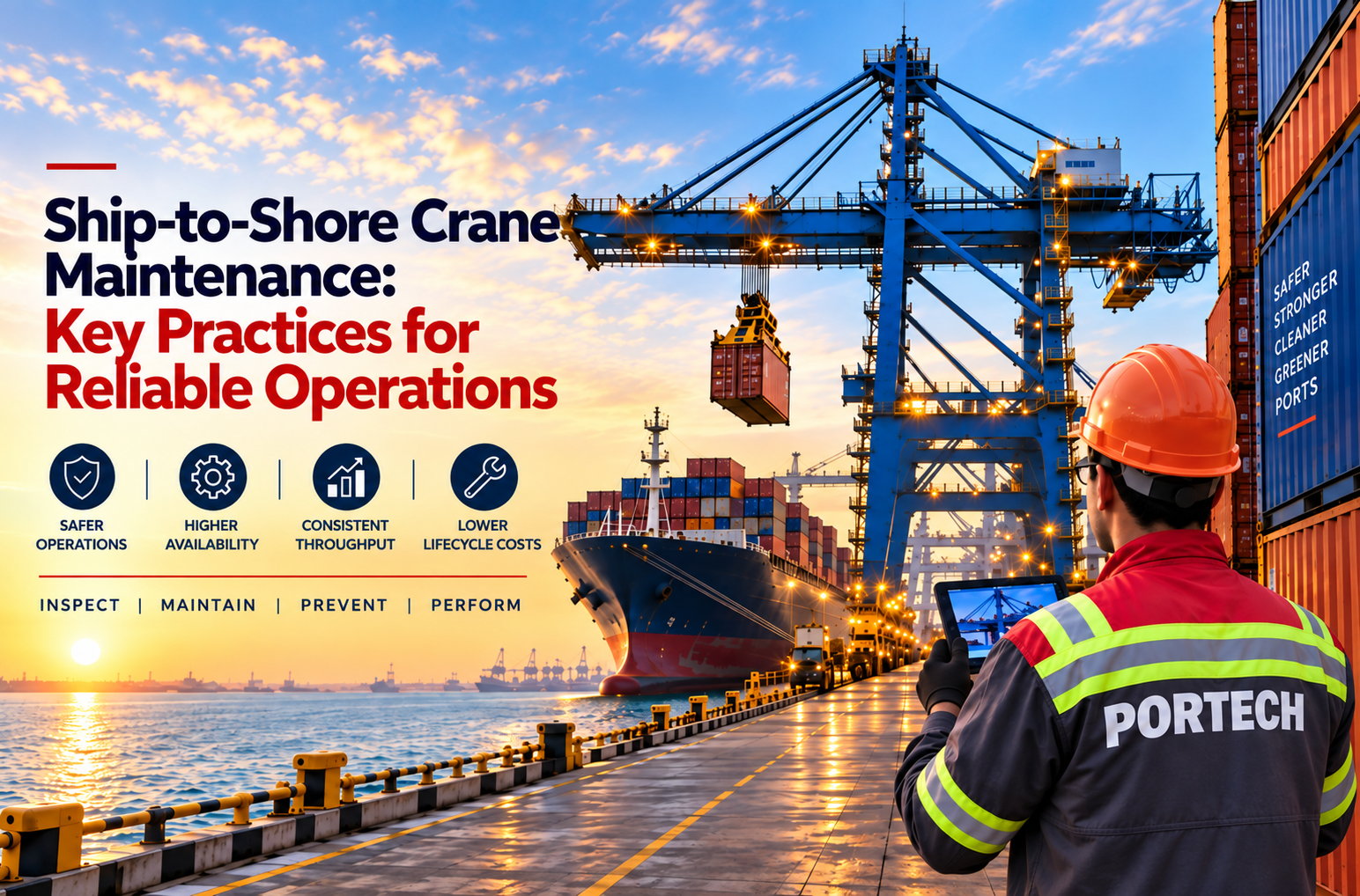 Ship-to-Shore Crane Maintenance: Key Practices for Reliable Operations