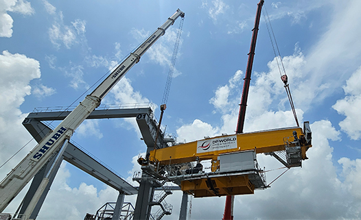 Movement and Erection of 3 RMG Cranes at DPW Mumbai (NSICT)