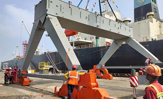 Erection & Commissioning of Neuero M400 Ship Unloader at Kakinada Port