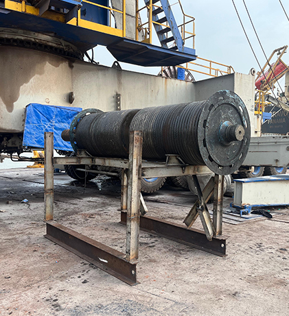 MHC Winch Drum Retrofit Work at Mundra Adani Port
