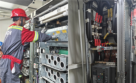 QC's Drive replacement work Mundra DPW