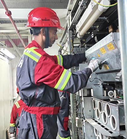 QC's Drive replacement work Mundra DPW