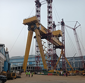 1 No of 300 T Goliath Crane Erection work for Larsen and Toubro (L&T)