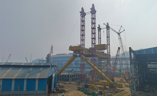 1 No of 300 T Goliath Crane Erection work for Larsen and Toubro (L&T)