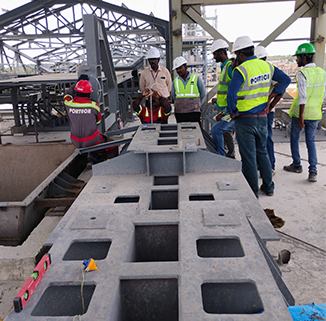 BHEL 660 MW power plant Conveyor Erection and installation