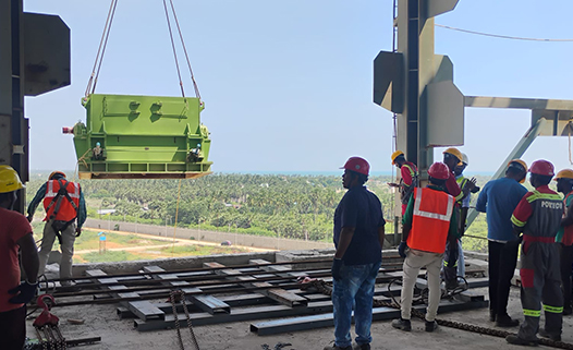 BHEL 660 kW power plant Conveyor Erection and installation work